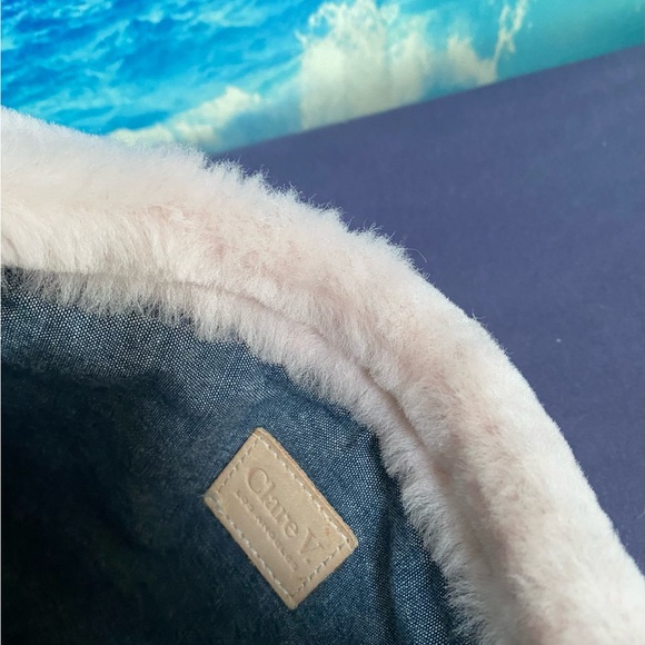 CLARE V. Drawstring Pouch Blush - Picture 8 of 13